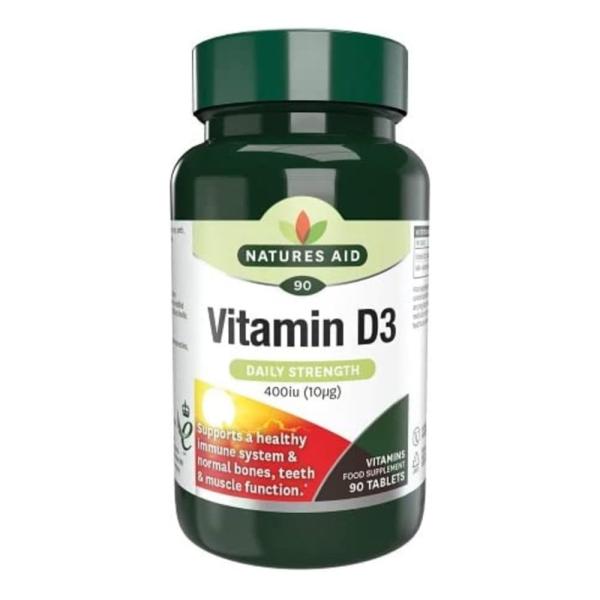 Natures Aid - Vitamin D3 400iu