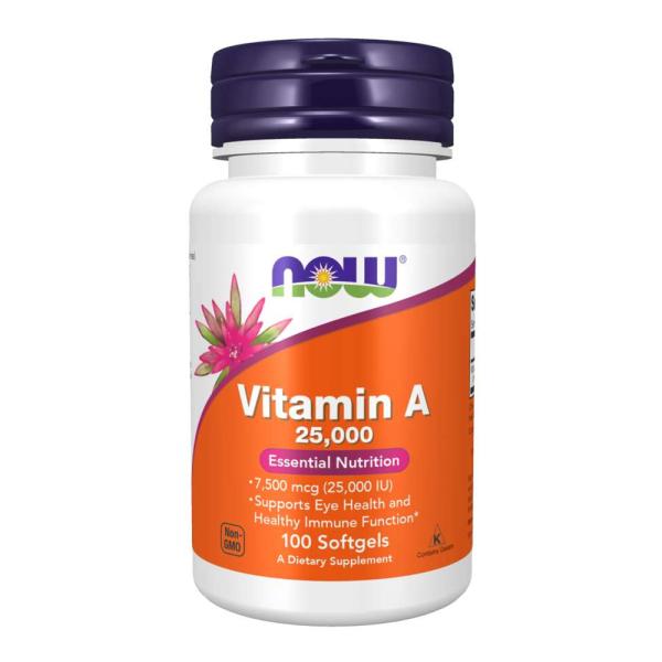 Now Vitamin A 25000 iu