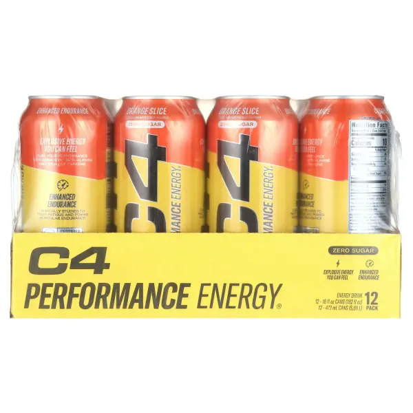Cell C4 Original Rtd 16oz Orange Slice (12/Box)