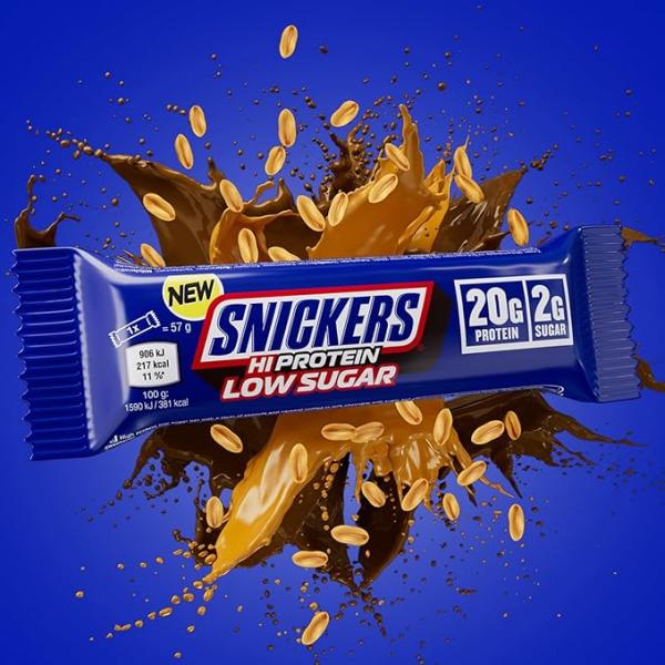 Snickers - Low Sugar Protein Bar - Pack of 12